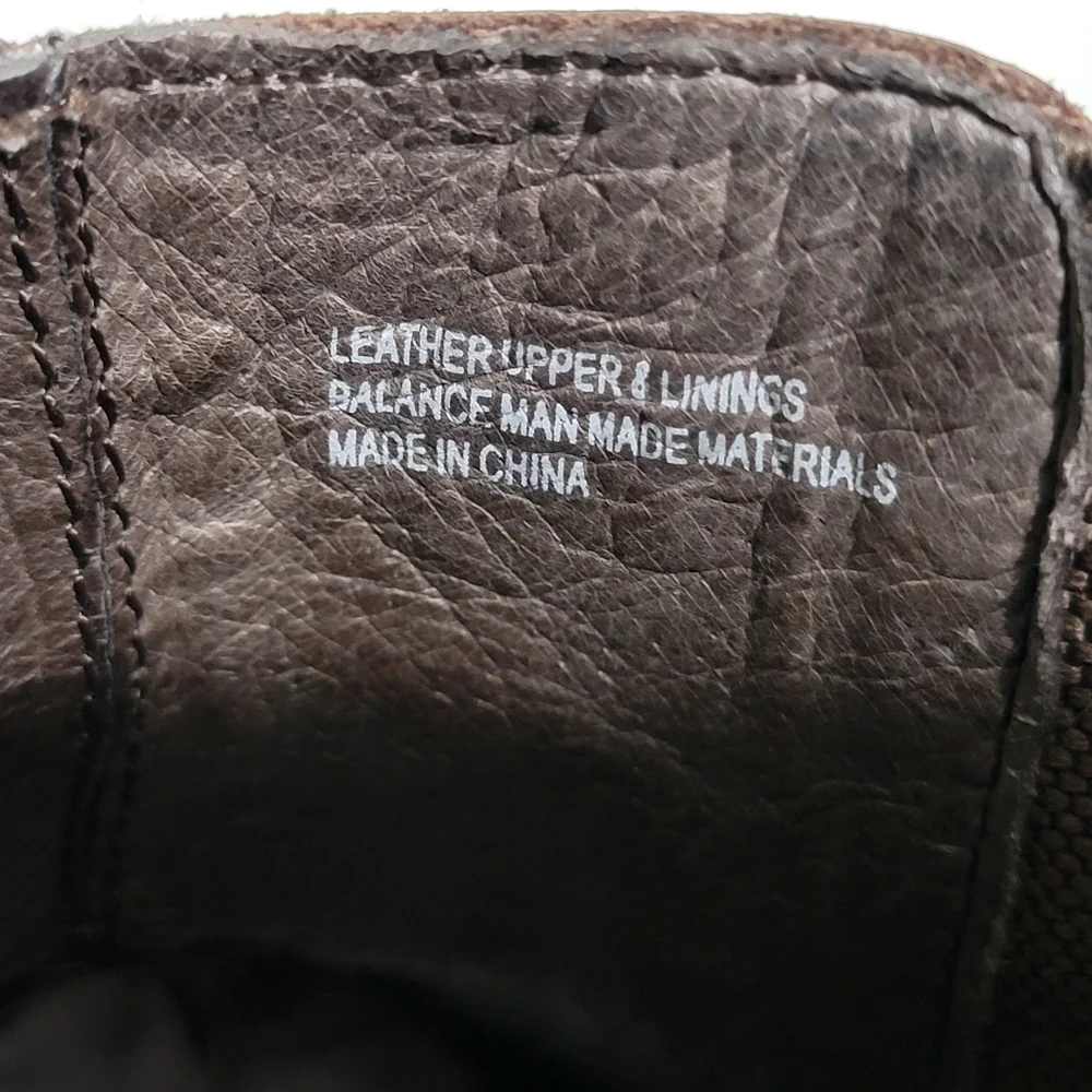 😎Host Pic👀 BORN Men's Brown Leather Brunell Boots Size 11 - Picture 7 of 12